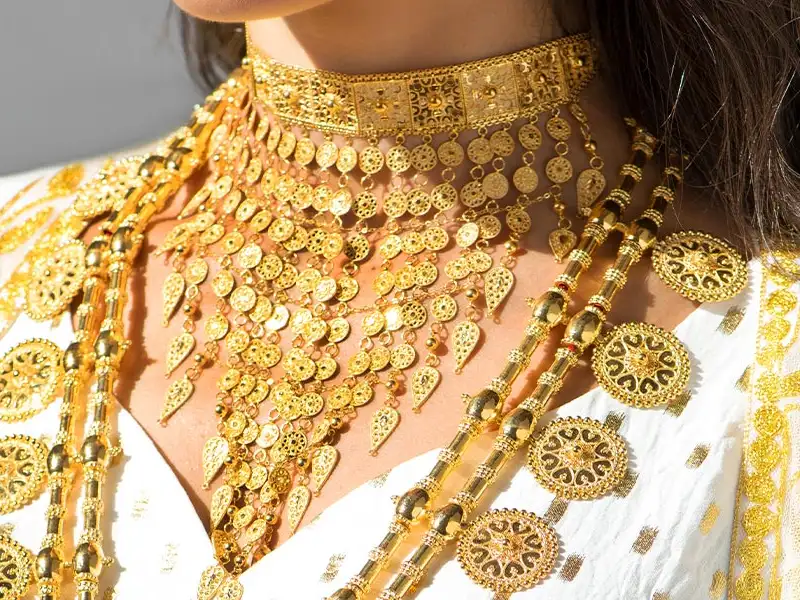 رنگ و درخشش خاص طلای عربی