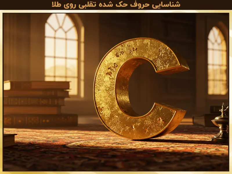 شناسایی حروف حک شده تقلبی روی طلا