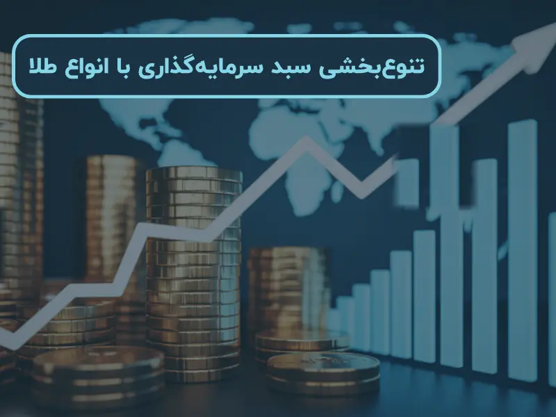 تنوعبخشی سبد سرمایهگذاری با انواع طلا