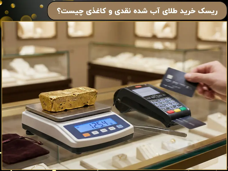 ریسک خرید طلای آب شده نقدی و کاغذی چیست؟