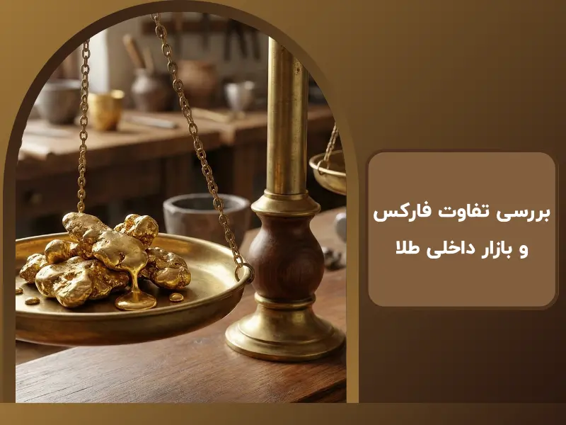 بررسی تفاوت فارکس و بازار داخلی طلا
