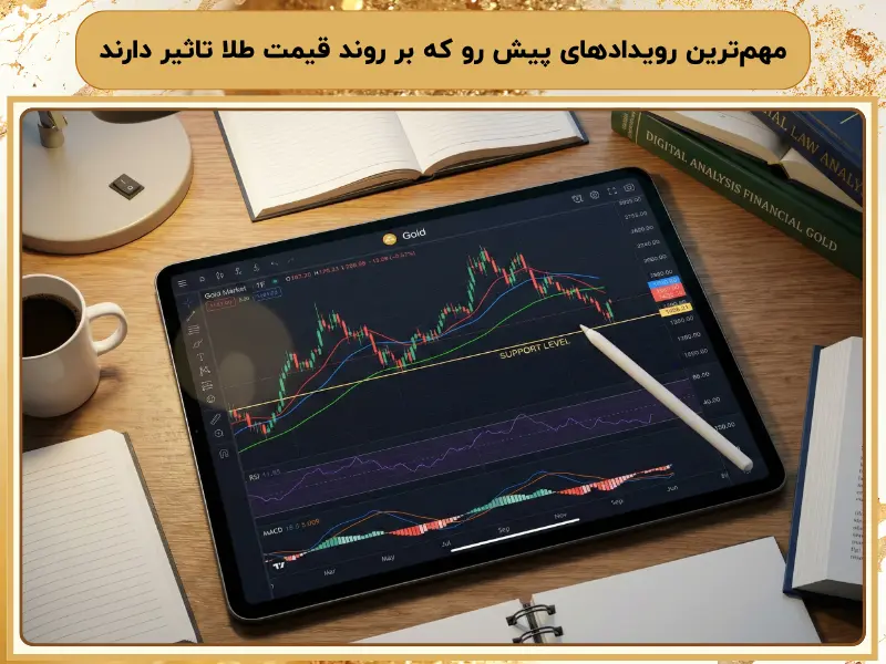 مهمترین رویدادهای پیش رو که بر روند قیمت طلا تاثیر دارند