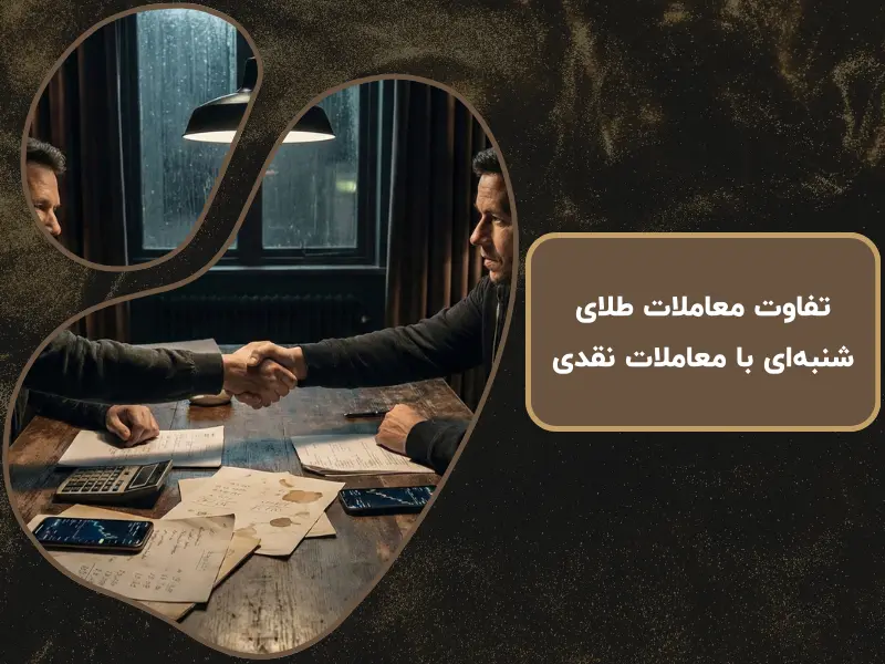 تفاوت معاملات طلای شنبهای با معاملات نقدی