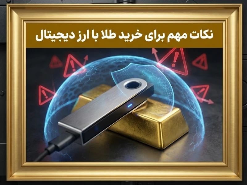 نکات مهم برای خرید طلا با ارز دیجیتال