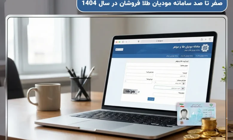 صفر تا صد سامانه مودیان طلا فروشان در سال 1404