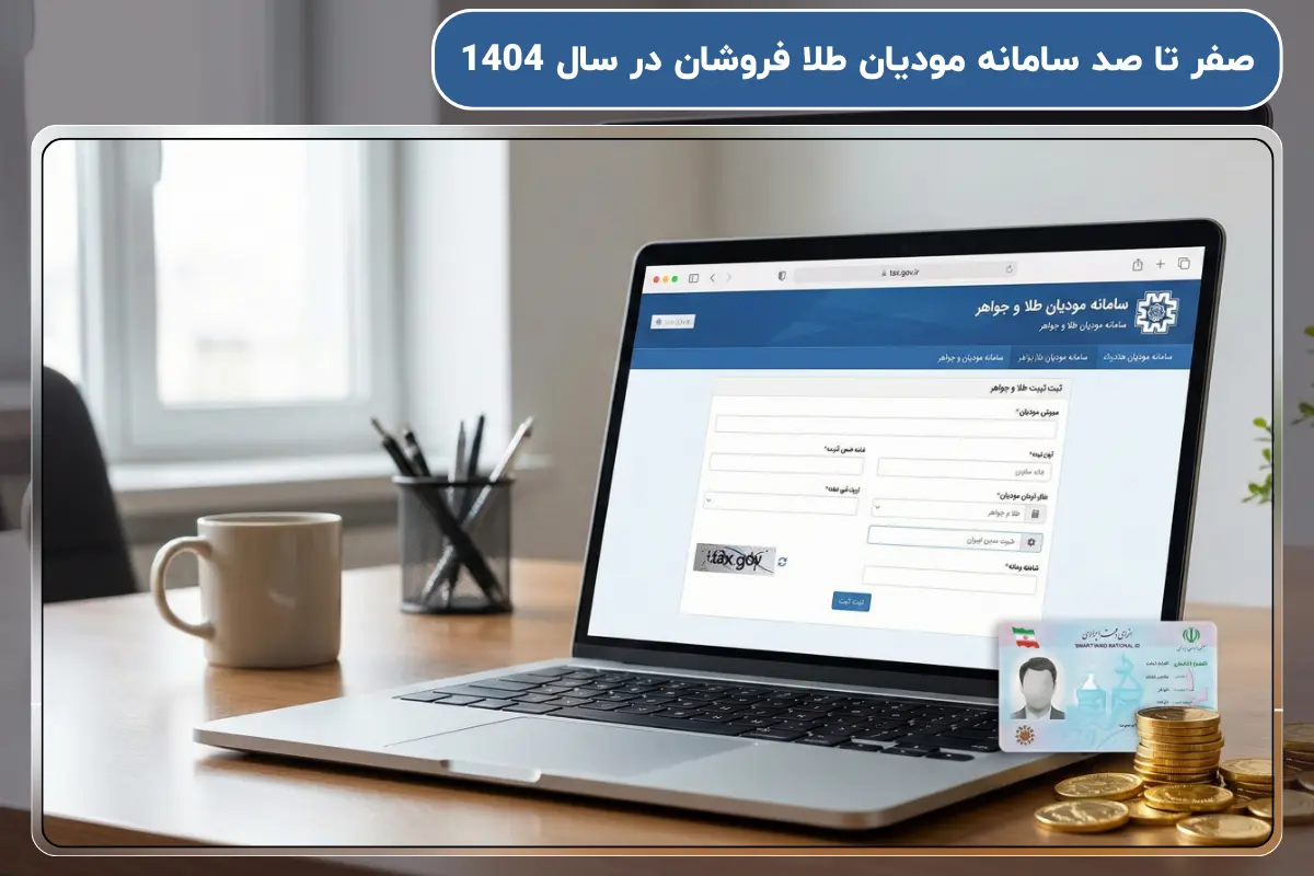 صفر تا صد سامانه مودیان طلا فروشان در سال 1404