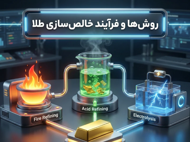 روش‌ها و فرآیند خالص سازی طلا